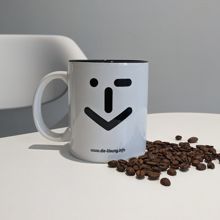 ibk Kaffeebecher zwinkernder Smiley